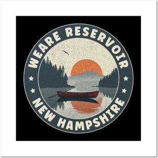 Weare Reservoir New Hampshire Sunset Posters and Art